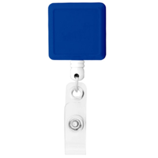 Square Retractable Badge Holders Blue